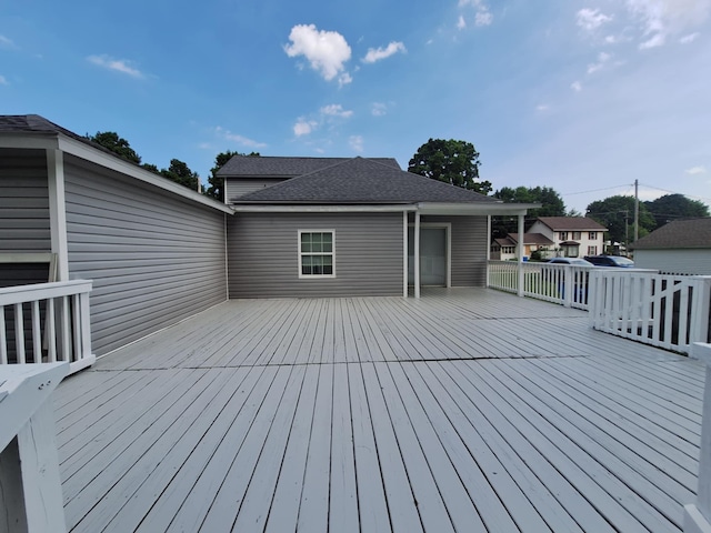7 Hewitt St, Quincy, MI 49082 - view of wooden deck