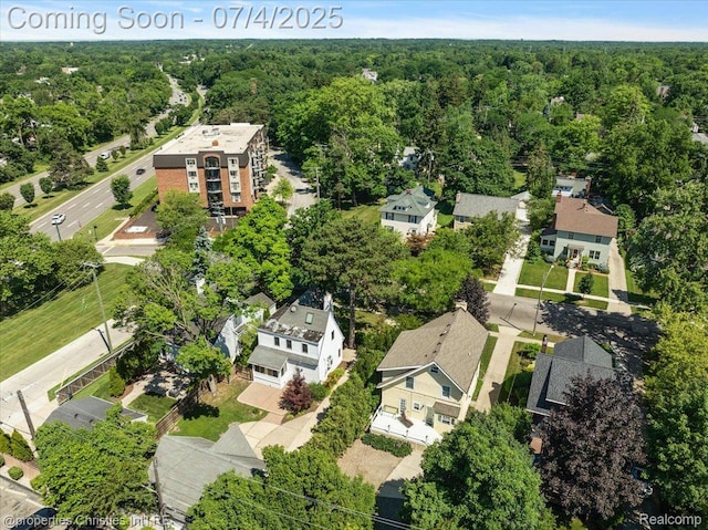 524 Oakland Ave, Birmingham, MI 48009 - bird's eye view of a heavily wooded area