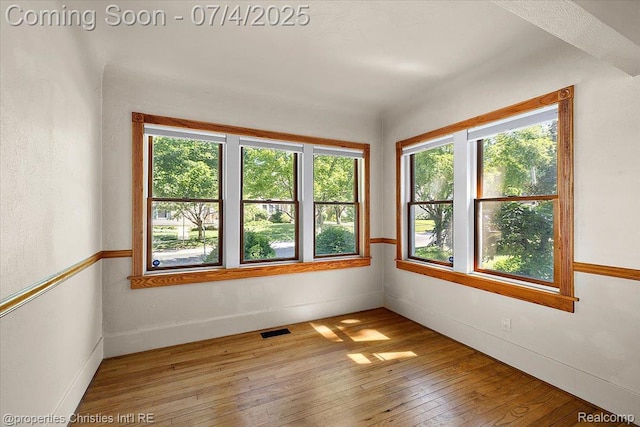 524 Oakland Ave, Birmingham, MI 48009 - spare room with healthy amount of natural light and light wood-style flooring