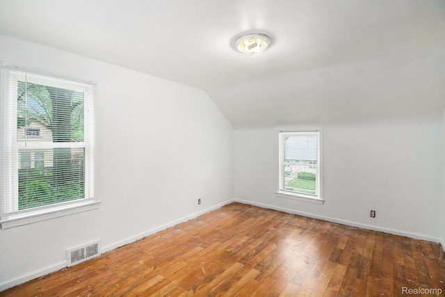 1612 Euclid Ave, Flint, MI 48503 - bonus room with wood-type flooring, healthy amount of natural light, and lofted ceiling