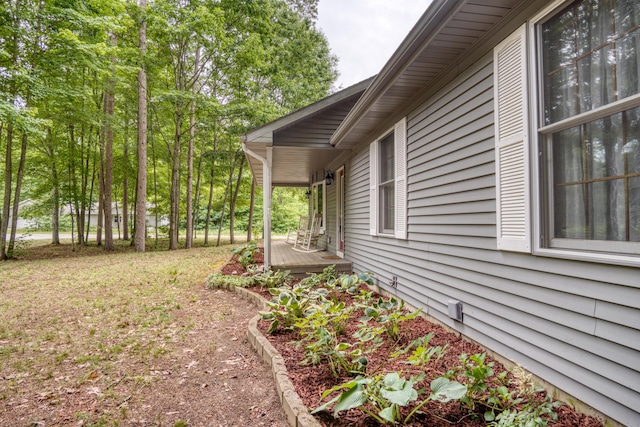 19085 Joslin Cir, Big Rapids, MI 49307 - view of yard with a porch
