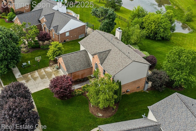 17734 Huron Dr, Macomb, MI 48042 - view from above of property featuring a large body of water