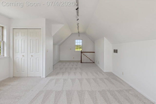 10934 Baker Rd, Frankenmuth, MI 48734 - additional living space with carpet floors and lofted ceiling