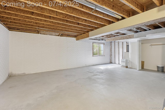 10934 Baker Rd, Frankenmuth, MI 48734 - basement with brick wall