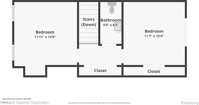 6830 Dixie Hwy, Clarkston, MI 48346 - view of floor plan / room layout