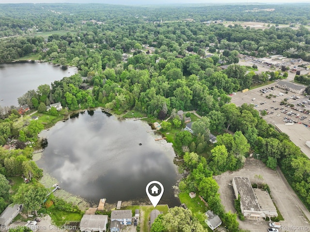 6830 Dixie Hwy, Clarkston, MI 48346 - bird's eye view of a large body of water