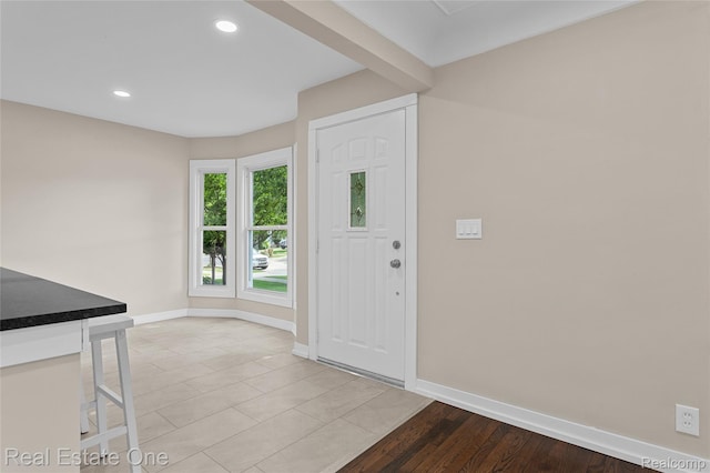 1746 N Lafayette St, Dearborn, MI 48128 - foyer entrance with baseboards and recessed lighting