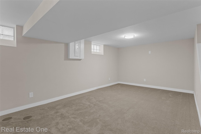 1746 N Lafayette St, Dearborn, MI 48128 - basement featuring carpet and baseboards