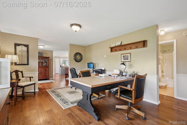 378 Fruitdale Ln, Pinckney, MI 48169 - office with wood-type flooring