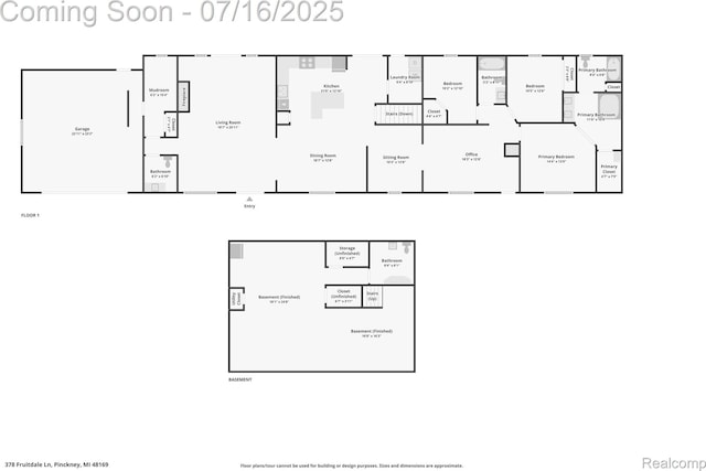 378 Fruitdale Ln, Pinckney, MI 48169 - view of room layout