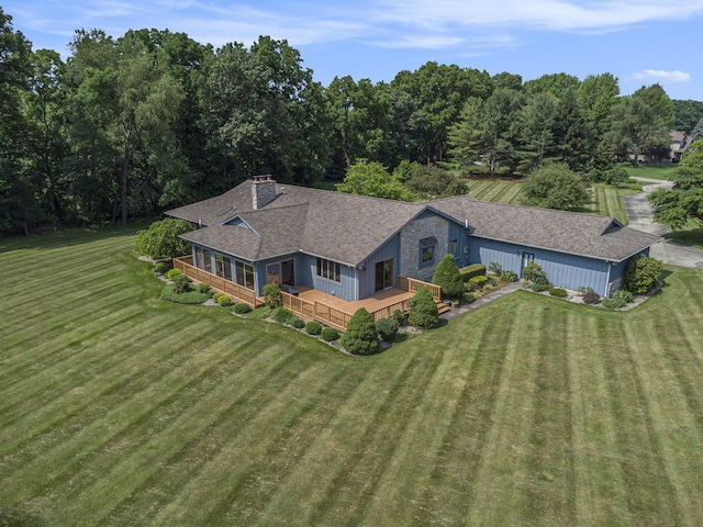 335 Fairway Dr, Coldwater, MI 49036 - view from above of property