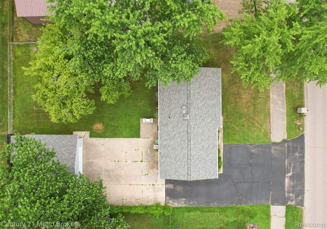 2512 Flintridge St, Lake Orion, MI 48359 - view from above of property