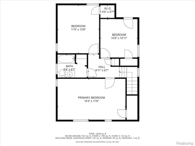 18040 Indiana St, Detroit, MI 48221 - view of property floor plan