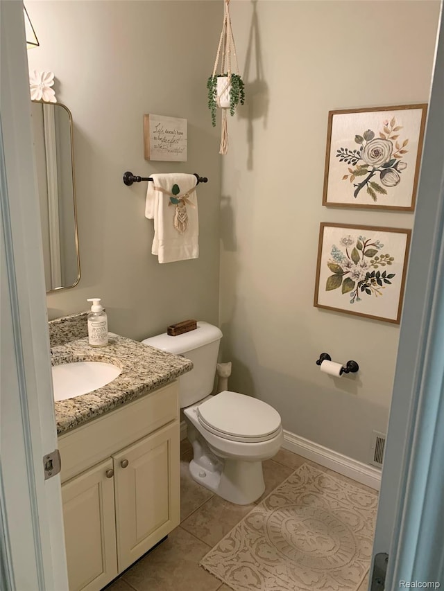 23287 Angel Park Dr, Macomb, MI 48042 - bathroom with vanity and tile patterned flooring