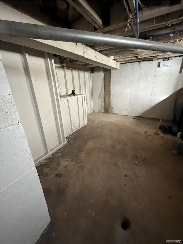 7800 Rutland St, Detroit, MI 48228 - view of unfinished basement