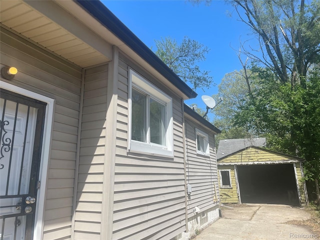 7800 Rutland St, Detroit, MI 48228 - view of property exterior featuring an outdoor structure
