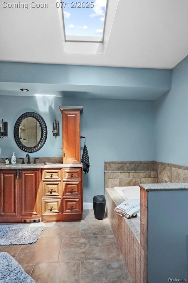 6559 Ridgeview Dr, Clarkston, MI 48346 - bathroom featuring vanity and a bath