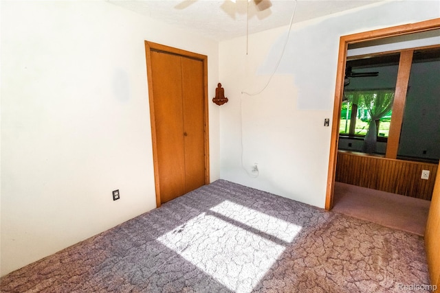 2380 Wilder Rd, Metamora, MI 48455 - empty room featuring carpet and a ceiling fan