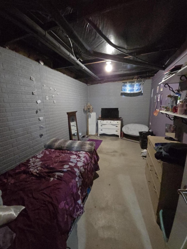 274 Pioneer St, Mendon, MI 49072 - bedroom featuring concrete floors