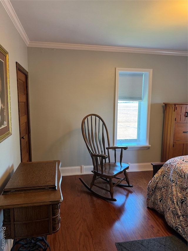 3981 Orchard Rd, Peck, MI 48466 - bedroom with ornamental molding and wood finished floors