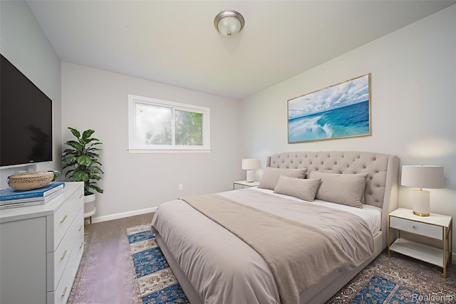 6448 Hunter Ct, Westland, MI 48185 - bedroom featuring baseboards and dark colored carpet
