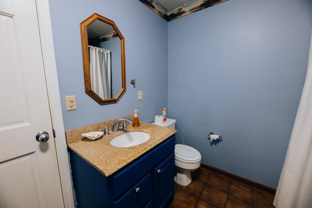 18400 N Fruitport Rd, Spring Lake, MI 49456 - full bathroom with vanity and tile patterned flooring