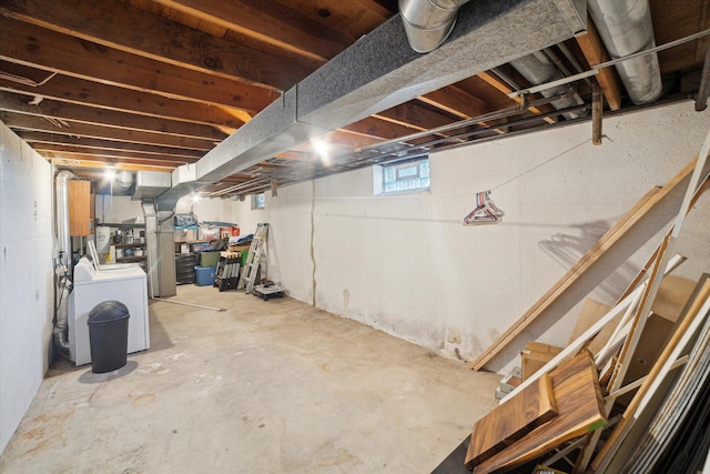 32708 Harper Ave Unit 5, Saint Clair Shores, MI 48082 - basement featuring washer / clothes dryer