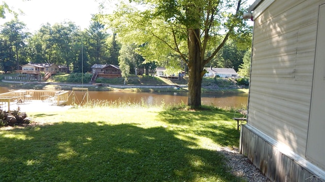 2319 Tittabawassee Ave, Alger, MI 48610 - view of grassy yard with a water view