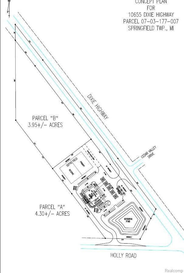 10685 Dixie Hwy, Davisburg, MI 48350 - survey map / technical document