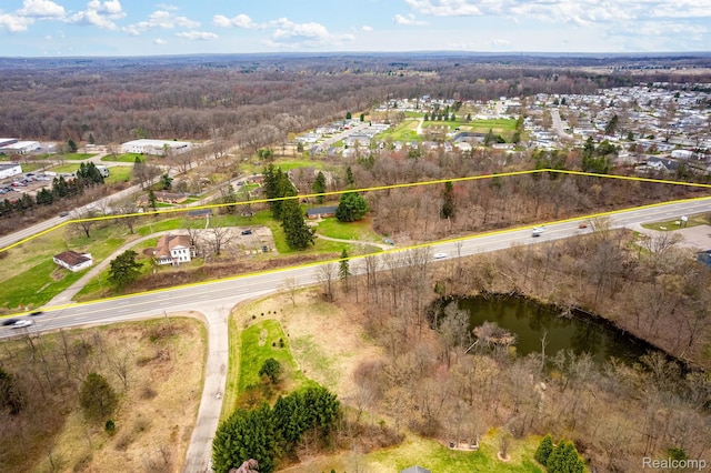 10685 Dixie Hwy, Davisburg, MI 48350 - aerial view of property's location with property boundaries highlighted