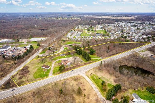 10685 Dixie Hwy, Davisburg, MI 48350 - view of property location with property boundaries highlighted