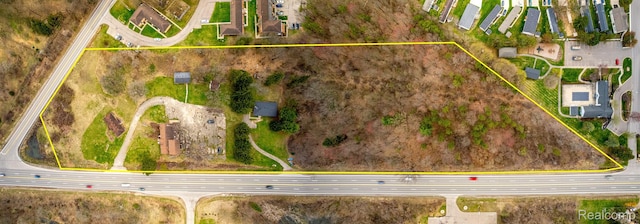 10685 Dixie Hwy, Davisburg, MI 48350 - view of property location featuring property boundaries highlighted