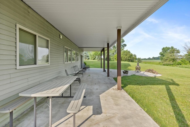 9752 Jackson Rd, Clarksville, MI 48815 - view of patio