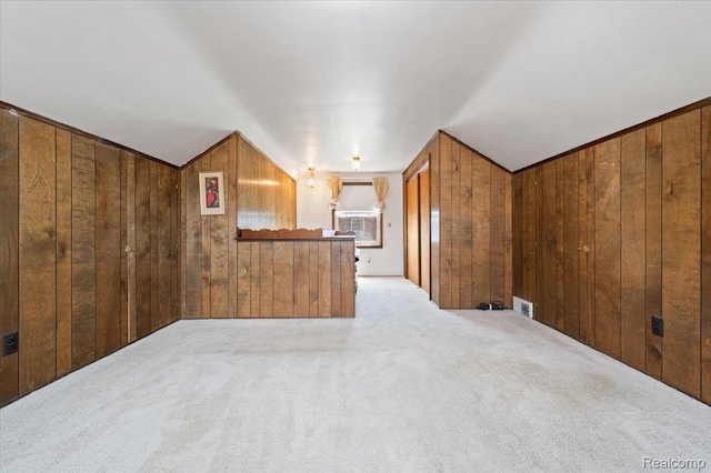 8220 Hartwell St, Detroit, MI 48228 - bonus room featuring wooden walls and carpet