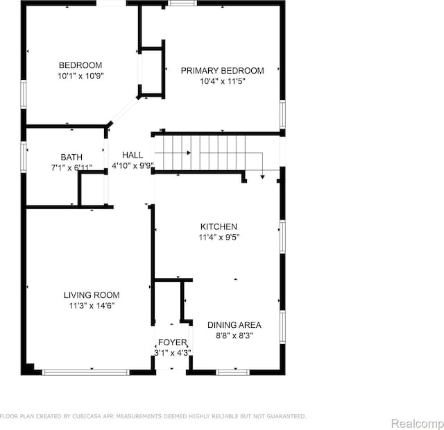 8220 Hartwell St, Detroit, MI 48228 - view of room layout
