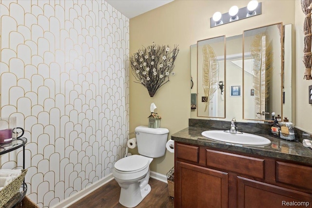 14236 Marshall Dr, Redford, MI 48239 - full bath with vanity and wood finished floors
