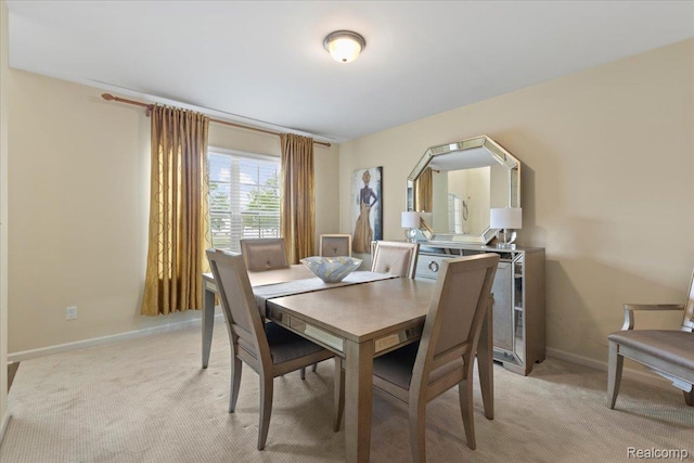 14236 Marshall Dr, Redford, MI 48239 - dining space with light colored carpet and baseboards
