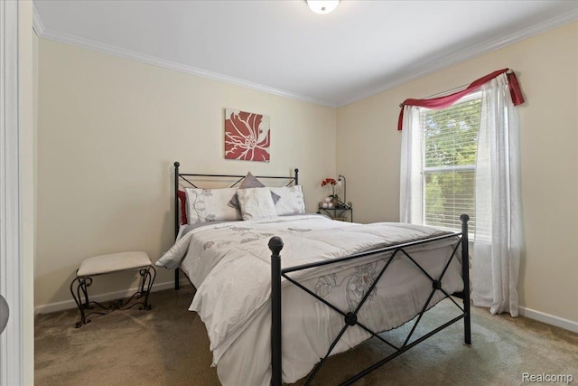 14236 Marshall Dr, Redford, MI 48239 - carpeted bedroom featuring baseboards and ornamental molding