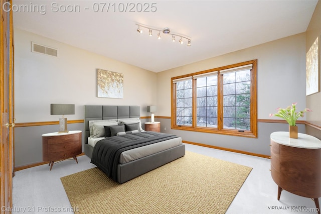 1180 Knob Creek Dr, Rochester, MI 48306 - bedroom featuring carpet and track lighting