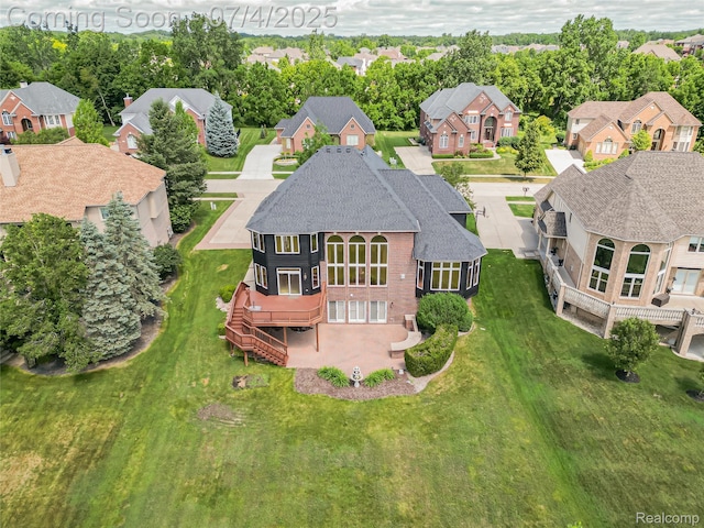 926 Majestic, Rochester Hills, MI 48306 - aerial perspective of suburban area