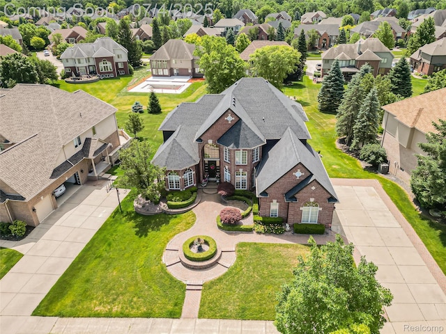 926 Majestic, Rochester Hills, MI 48306 - aerial perspective of suburban area