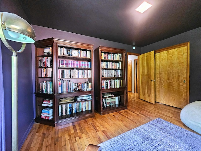3374 Elmwood St, Clio, MI 48420 - sitting room with wood finished floors and baseboards