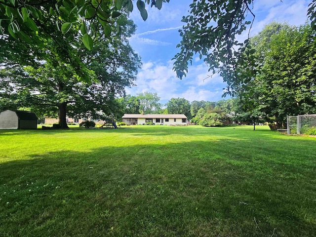 3374 Elmwood St, Clio, MI 48420 - view of grassy yard