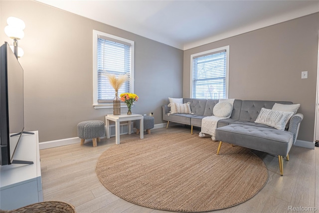 2544 S Beatrice St, Detroit, MI 48217 - living room with light wood-style flooring