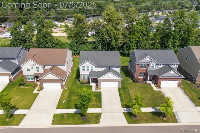 21422 Navarra Dr, South Lyon, MI 48178 - aerial perspective of suburban area
