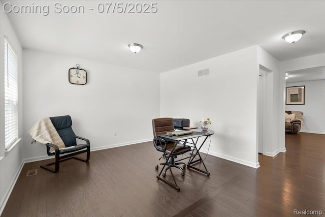 21422 Navarra Dr, South Lyon, MI 48178 - office area with wood finished floors and healthy amount of natural light