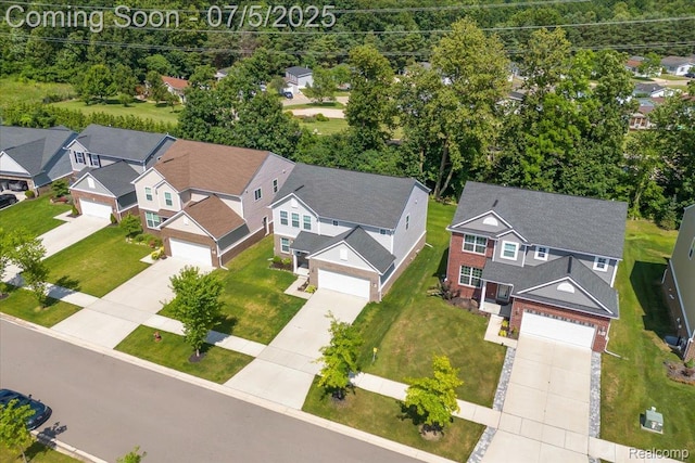 21422 Navarra Dr, South Lyon, MI 48178 - aerial perspective of suburban area