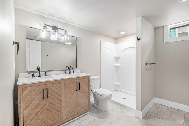 1816 Jennette Ave NW, Grand Rapids, MI 49504 - full bathroom featuring double vanity and a shower