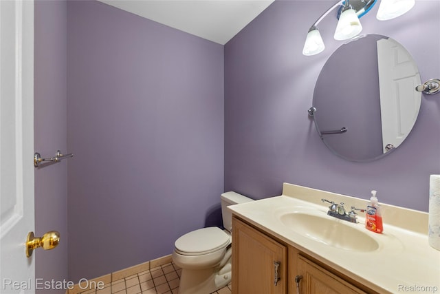 51992 Boland Rd, Chesterfield, MI 48047 - half bath featuring vanity and tile patterned flooring