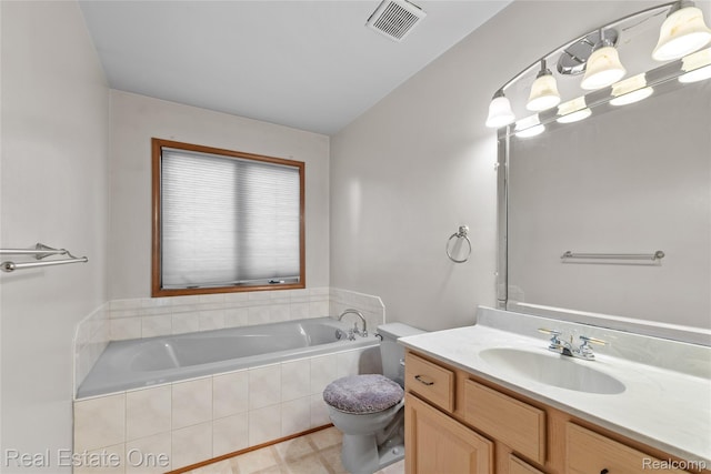 51992 Boland Rd, Chesterfield, MI 48047 - bathroom with a garden tub and vanity